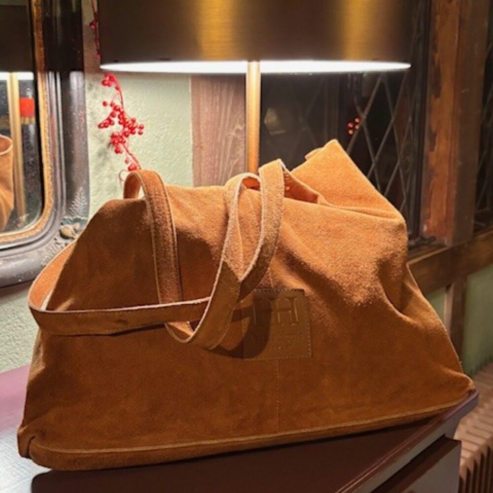 Haute Hippie Suede Hobo Bag~ - Picture 6 of 7